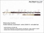 Pędzel akwarelowy okrągły da Vinci Watercolour Brushes Harbin-Kolinsky Red Sable, seria 1526Y, rozmiar 3