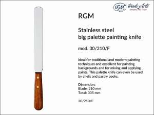 Szpachla malarska duża Big Palette Knife RGM mod. 30/210/F