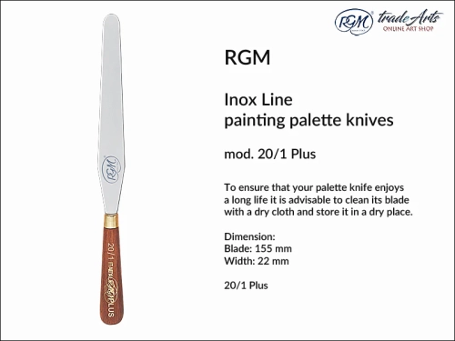 RGM szpachla malarska Inox Line 20/1, szpachla malarska Inox Line mod. 20/1, szpachle malarskie, szpachle malarskie RGM, szpachla RGM Inox Line, szpachle RGM,
