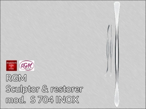 Nóż do rzeźby i prac konserwatorskich RGM ze stali INOX, mod. 704