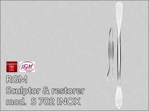 Nóż do rzeźby i prac konserwatorskich RGM ze stali INOX, mod. 702