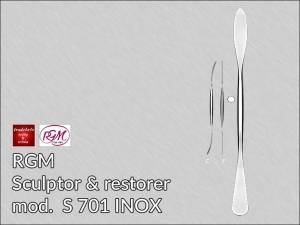 Nóż do rzeźby i prac konserwatorskich RGM ze stali INOX, mod. 701